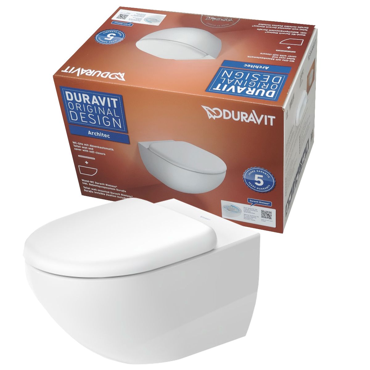 Унитаз подвесной Duravit Architec 45720900A1